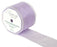 70mm x 20m Wired Chiffon Organza Ribbon - Lavender