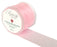70mm x 20m Wired Chiffon Organza Ribbon - Light Pink