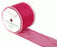 70mm x 20m Wired Chiffon Organza Ribbon - Deep Cerise