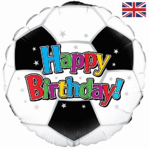 18" Happy Birthday Balloon - Football