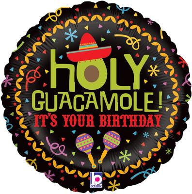 Holy Guacamole! Its Your Birthday 18" Foil Balloon