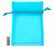 Eleganza Organza Bags 9cm x 12.5cm - Turquoise (10pcs)