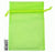 Eleganza Organza Bags 12cm x 17cm - Lime (10pcs)