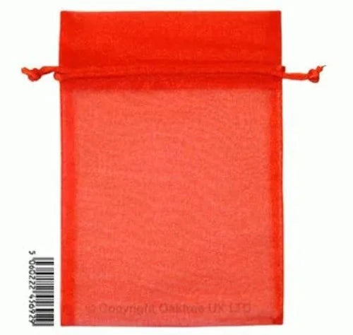 Eleganza Organza Bags 12cm x 17cm - Red (10pcs)