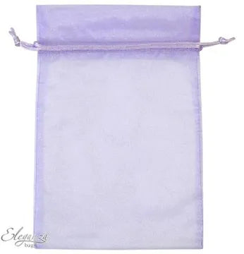 Eleganza Organza Bags 15cm x 22cm - Lavender  (10pcs)