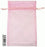 Eleganza Organza Bags 15cm x 22cm - Lt Pink(10pcs)
