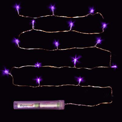 Décor Lites Submersible 15 Light Set Purple