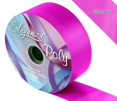 Florist Poly Ribbon -  100 yards x 2"  - Fuchsia