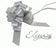 50mm x 20 Pull Bows - Silver