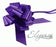 Pack of 20 x 50mm Pull Bows - Purple