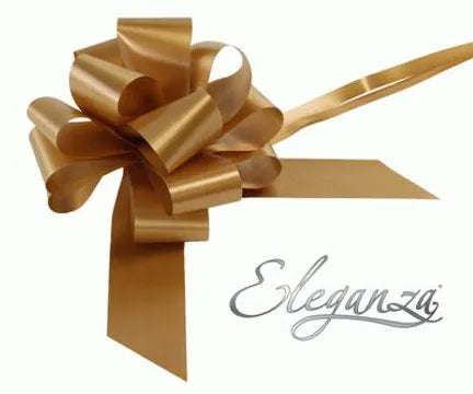 50mm x 20 Pull Bows - Gold