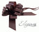 Pack of 20 x 50mm Pull Bows - Chocolate Brown