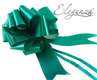 50mm x 20 Pull Bows - Emerald