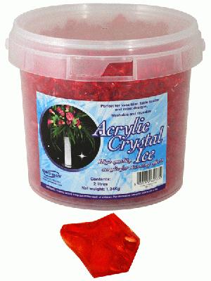 1.24kg of Red Acrylic Crystal Ice