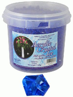 1.24kg of Royal Blue Acrylic Crystal Ice