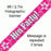 Hen Party Holographic Foil Banner x 2.7m - Pink