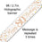 Happy Birthday Banner Sparkling White & Rose Gold - 80th