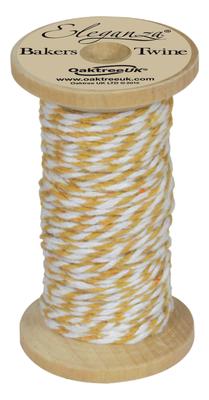 Bakers Twine Wooden Spool 2mm x 15m Gold