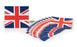 Kings Coronation  Union Jack 33cm x 33cm 3-ply Napkins 16pcs