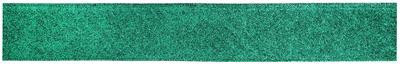 Sparkle Wired Edge Ribbon 63mm x 9.1m Green