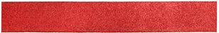 Sparkle Wired Edge Ribbon 63mm x 9.1m Red