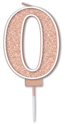 Sparkling Fizz Candle 7.5cm Rose Gold - 0