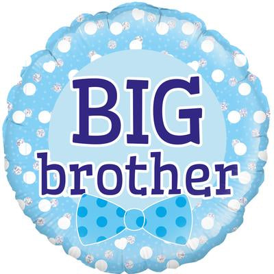 18" Round Foil Balloon - Big Brother