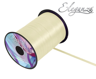 5mm x 500yds  Curling Ribbon - Cream