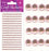 4mm Pearl Pink Diamante Gems Craft Stickers 240pcs