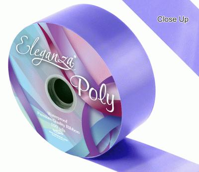 Florist Poly Ribbon -  100 yards x 2"  - Lavender