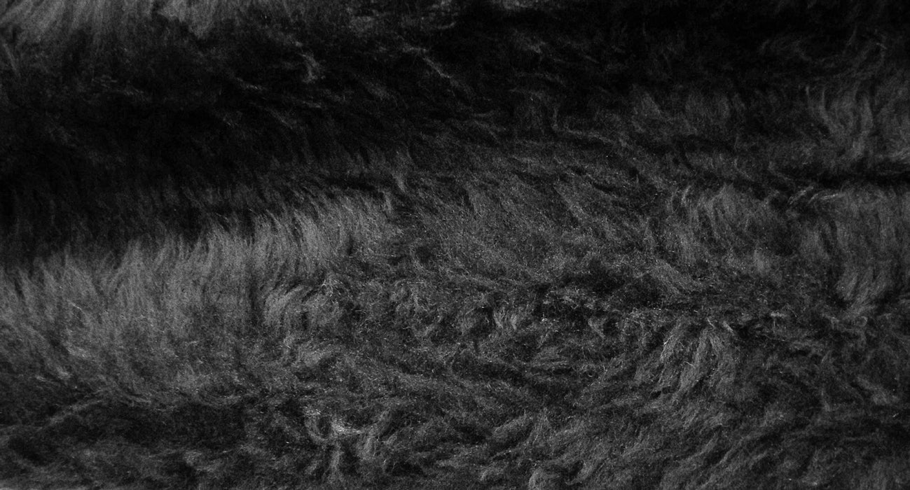 Fur Fabric x 59"/150cm Width - Black
