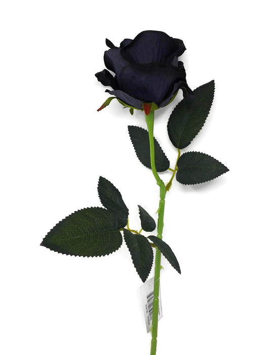 Copy of Single Stem Velvet Touch Rose - Black