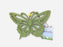 Hanging Wooden Butterfly x 19cm - Green