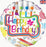 18" Foil Balloon - Happy Birthday Art