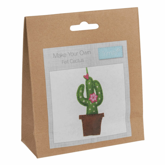 Make Your Own Hanging Felt Cactus Kit