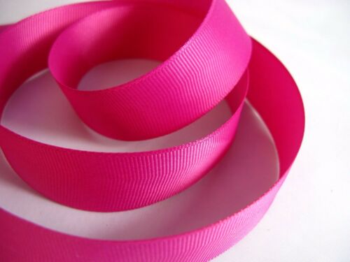 25mm x 20m Grosgrain Ribbon - Cerise