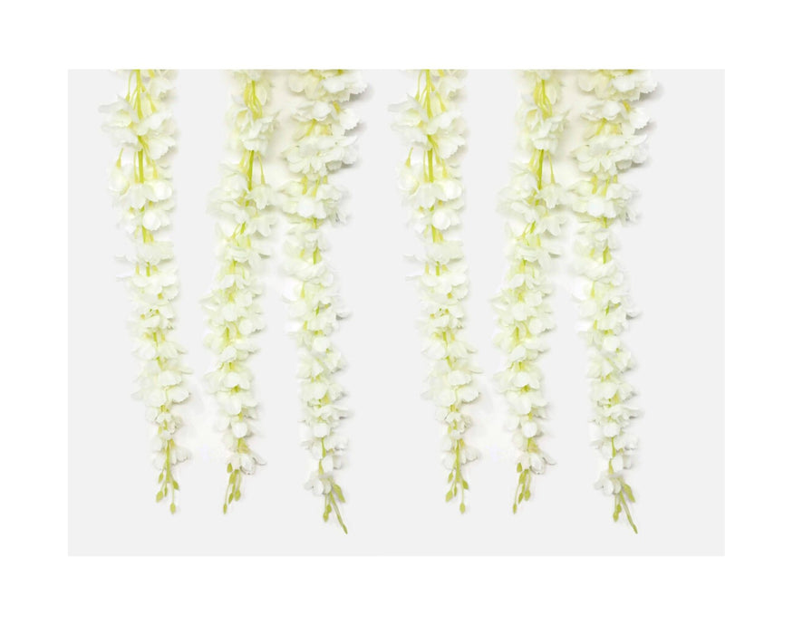 Cream Hanging Cherry Blossom Garlands x 60cm - Pack of 6