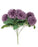 7 Head Spiky Chrysanthemum Bush x 32cm - Purple