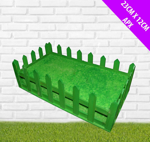Green Picket Fence Display Box