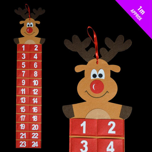 Rudolph Advent Calendar x 1 metre