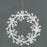 Pearl Frost Mini Wreath x 12cm