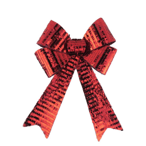 Giant Red Sequin Bow 23CM wide, 41CM Length
