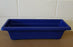 59cm Plastic Flower & Plant Trough  - Dark Blue