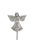 Silver Guardian Angel Stick - Daughter