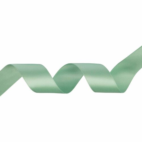 15mm x 20m Double Faced Satin Ribbon - Mint 