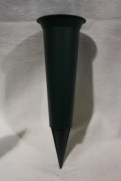 Grave Vase Spike Standard Dark Green
