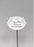White and Silver Twin Cherub Oval Plaque Stick - Mum