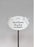 White and Silver Twin Cherub Oval Plaque Stick - Grandson