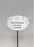 White and Silver Twin Cherub Oval Plaque Stick - Granddaughter