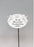 White and Silver Twin Cherub Oval Plaque Stick - Mum & Dad
